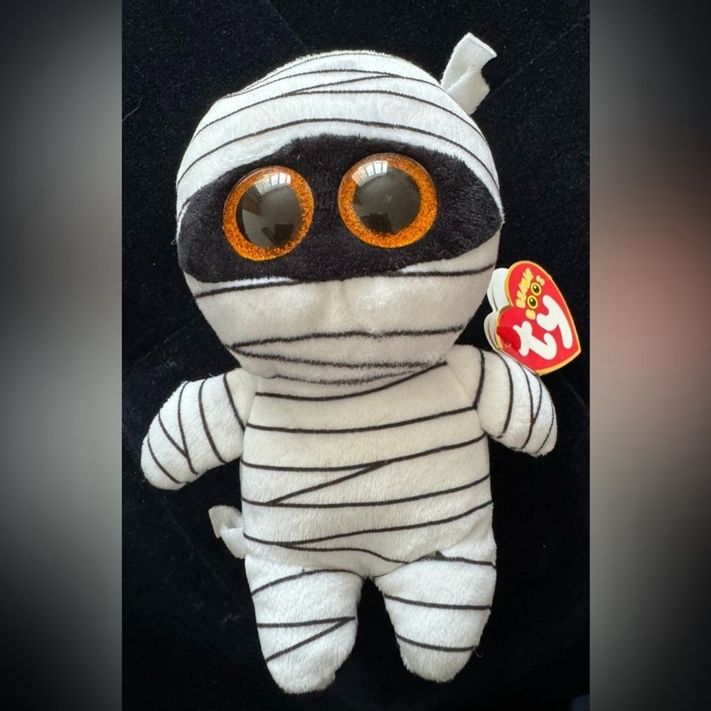 NEW TY Beanie Boo “Mummy” the Mummy soft cute halloween 6.5" soft tag